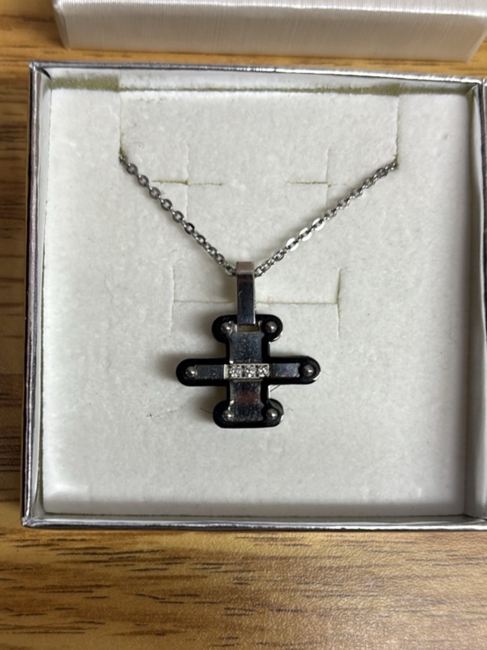 New Stainless Steel Cross Necklace